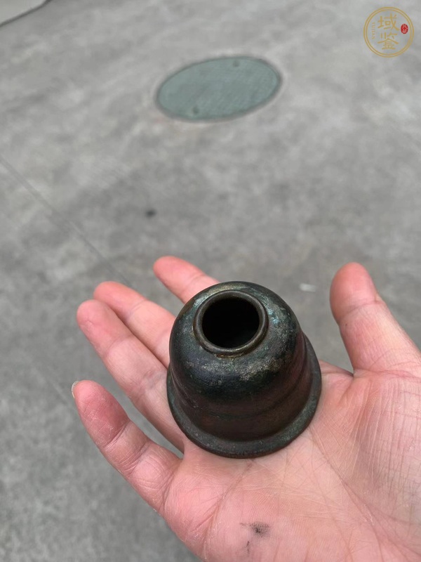 古玩銅器銅水孟真品鑒賞圖