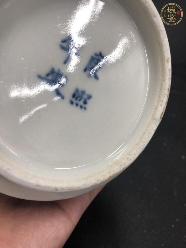 古玩陶瓷青花雜寶梅花花觚  真品鑒賞圖