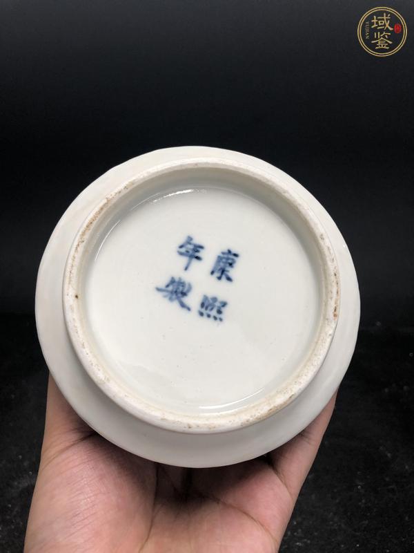 古玩陶瓷青花雜寶梅花花觚  真品鑒賞圖