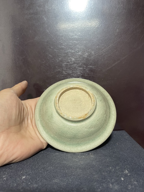 古玩陶瓷元龍泉青瓷折沿洗拍賣，當前價格6880元