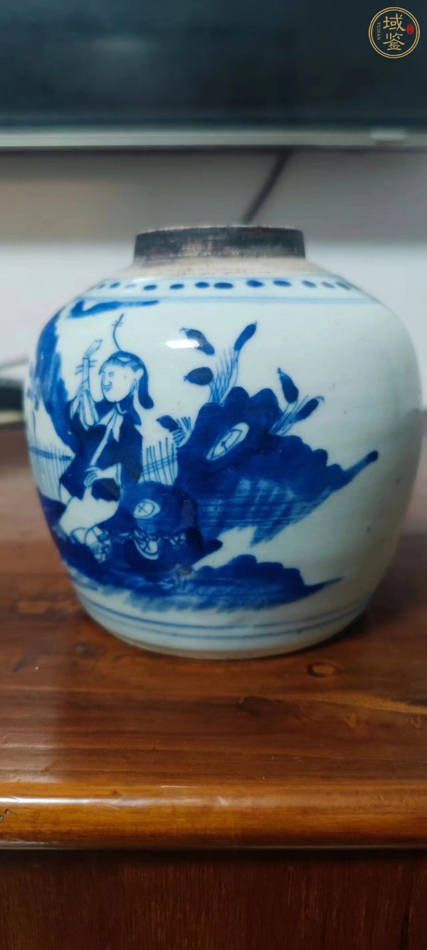 古玩陶瓷青花罐真品鑒賞圖