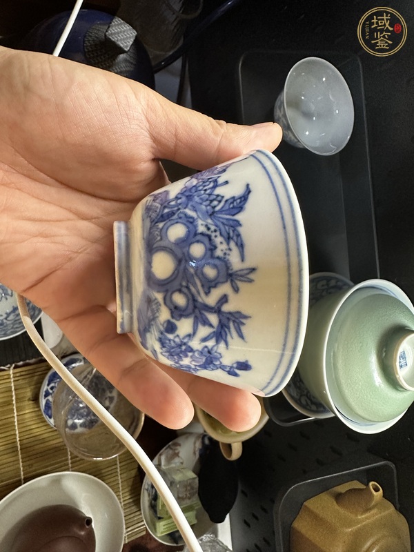 古玩陶瓷青花杯真品鑒賞圖