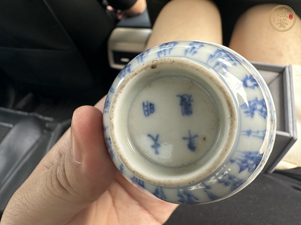 古玩陶瓷青花杯真品鑒賞圖