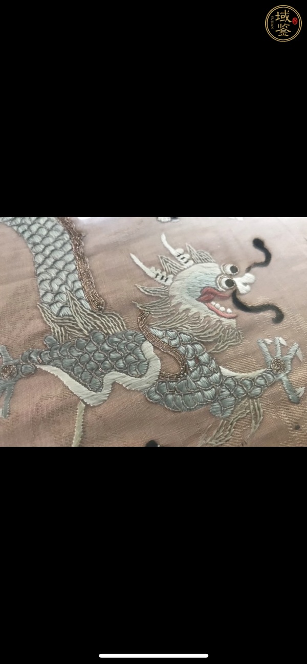 古玩雜項刺繡百子龍燈真品鑒賞圖