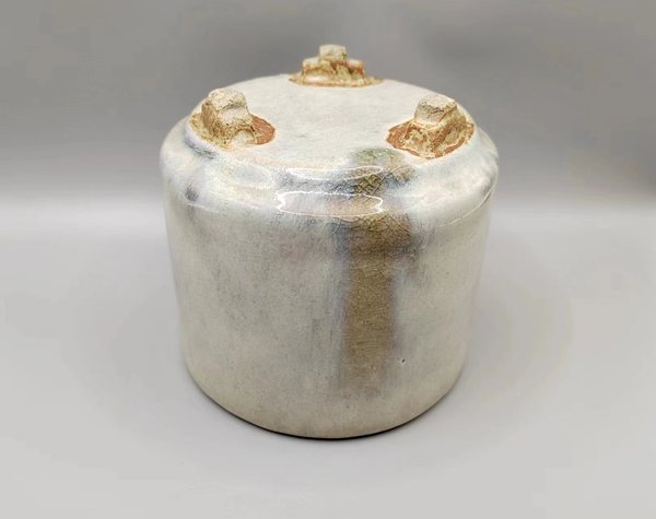 古玩陶瓷影青釉三足筒爐拍賣,當前價格188元