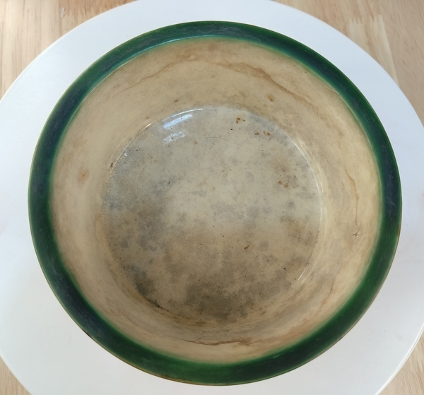 古玩陶瓷虎皮三彩缸拍賣,當前價格520元