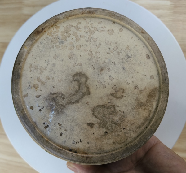 古玩陶瓷虎皮三彩缸拍賣,當前價格520元