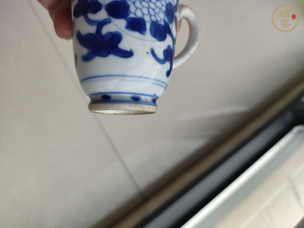 古玩陶瓷青花纏枝杯真品鑒賞圖