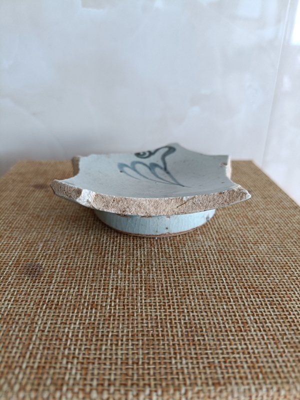 古玩陶瓷元代青花火焰紋整底標(biāo)本拍賣,當(dāng)前價格2850元