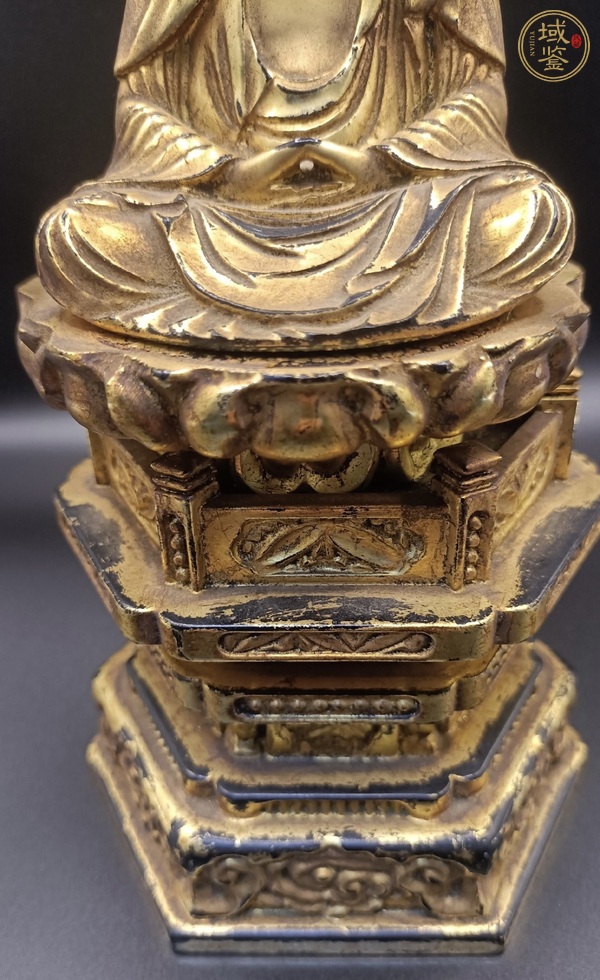 古玩雜項(xiàng)漆金木佛真品鑒賞圖