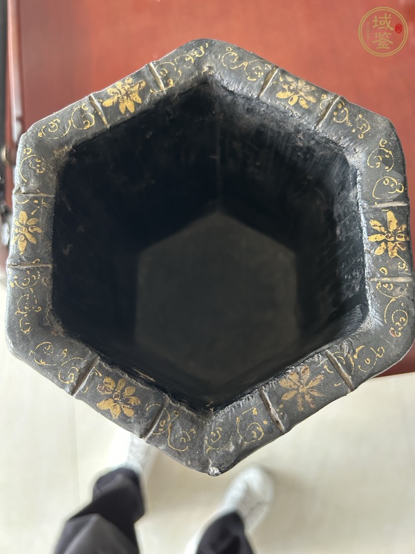 古玩雜項(xiàng)漆器筆筒真品鑒賞圖