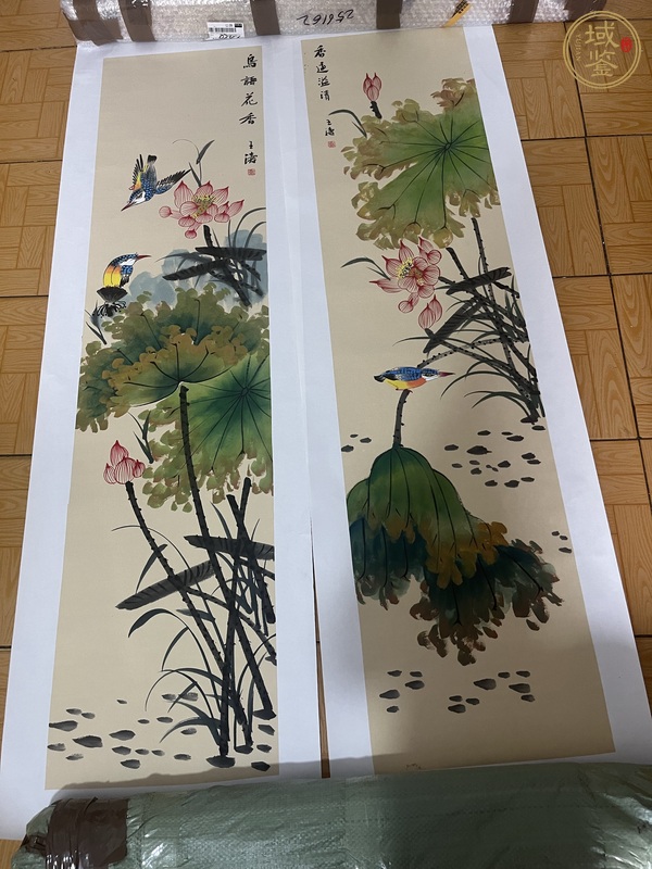 古玩字畫王濤花鳥真品鑒賞圖