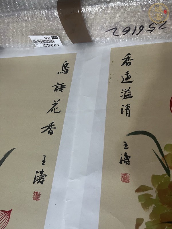 古玩字畫王濤花鳥真品鑒賞圖