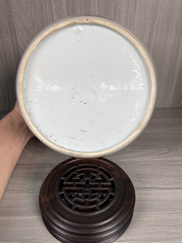 古玩陶瓷清乾隆 精品青花山水人物紋罐拍賣,當前價格2900元