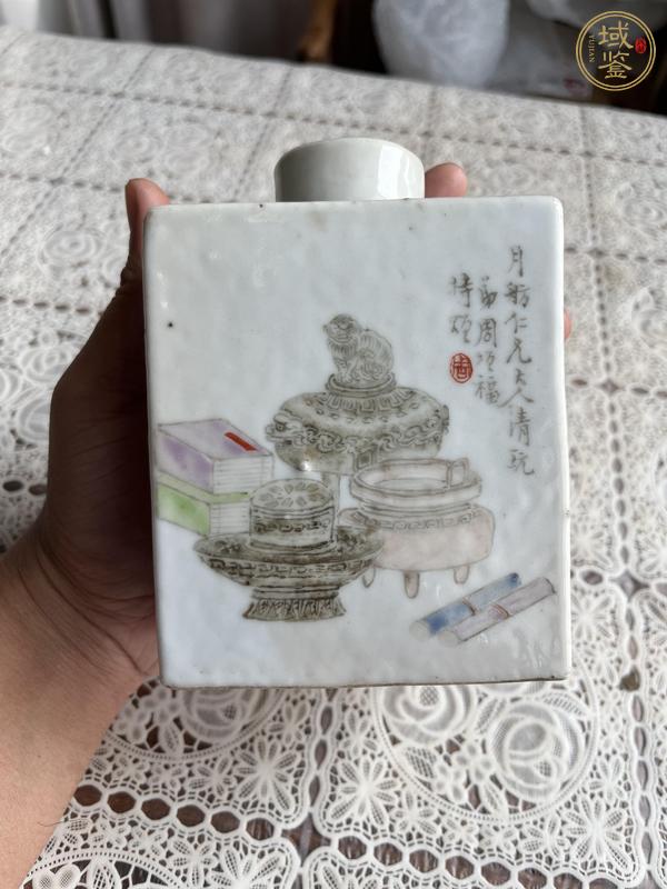 古玩陶瓷茶葉罐真品鑒賞圖