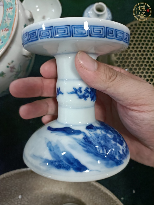 古玩陶瓷晚清青花真品鑒賞圖