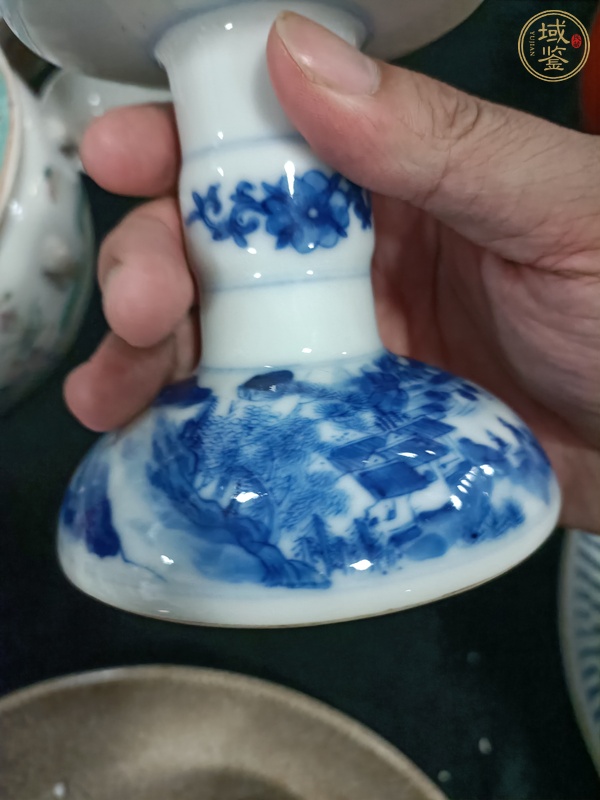 古玩陶瓷晚清青花真品鑒賞圖