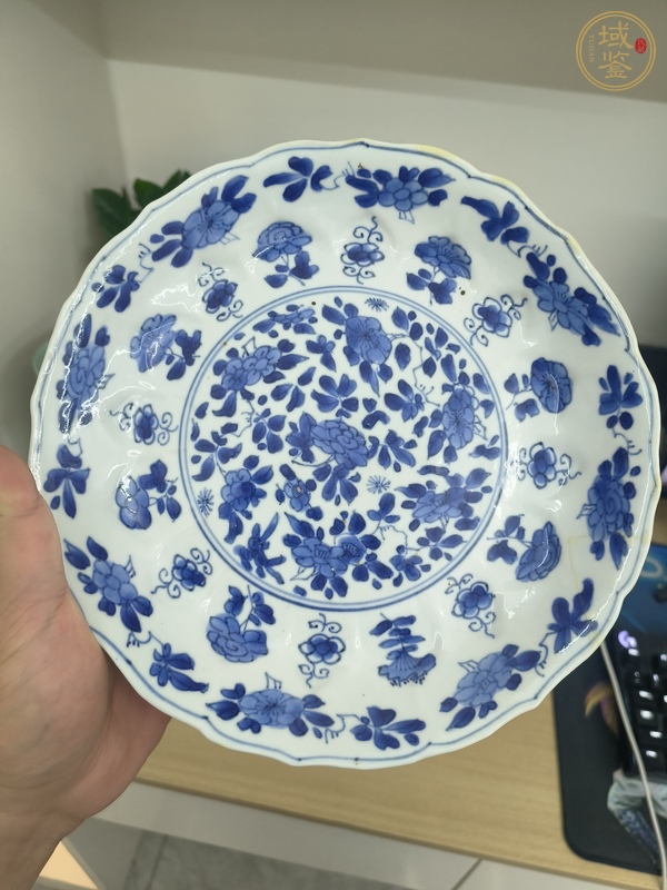 古玩陶瓷青花盤真品鑒賞圖