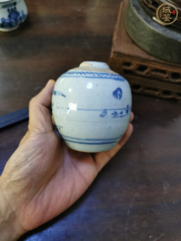 古玩陶瓷青花罐真品鑒賞圖