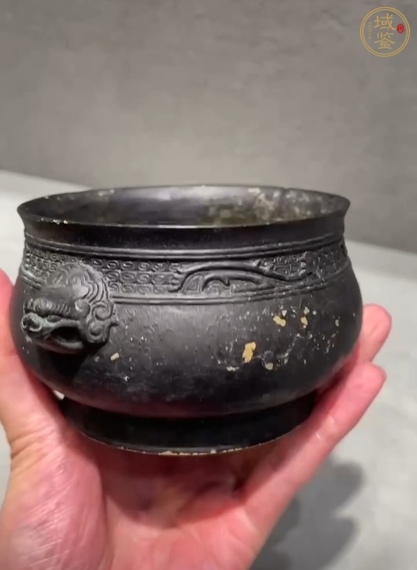 古玩銅器爐子真品鑒賞圖