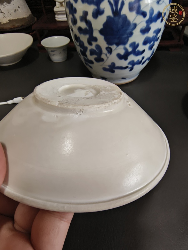 古玩陶瓷白釉碗  真品鑒賞圖