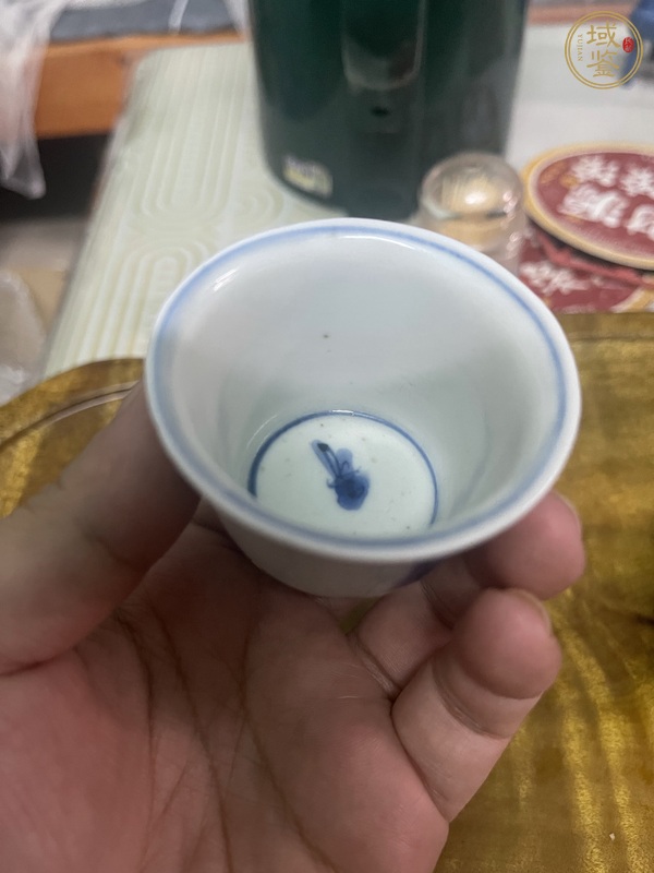 古玩陶瓷青花杯真品鑒賞圖