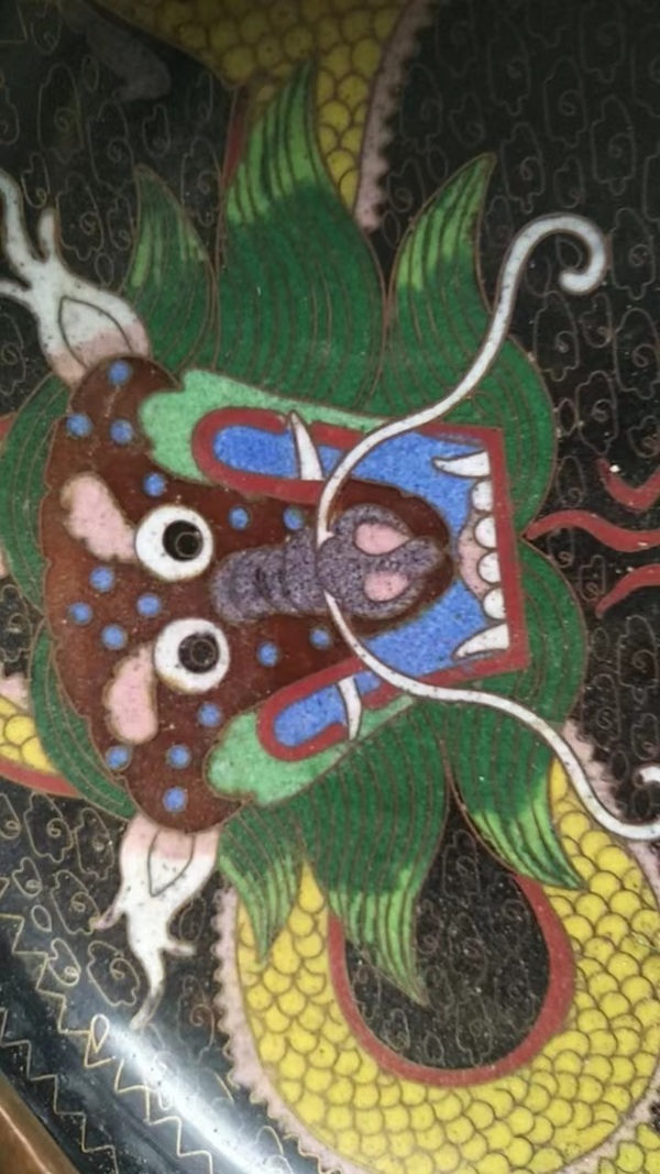 古玩陶瓷龍紋洗拍賣，當(dāng)前價(jià)格2680元