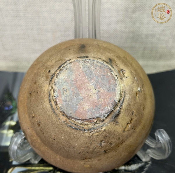 古玩陶瓷吉州窯灑花釉茶盞真品鑒賞圖