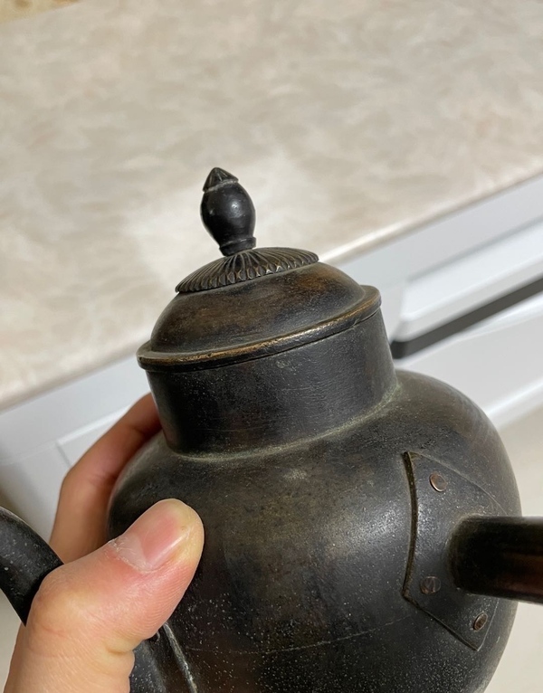 古玩雜項清代.銅茶壺(精品雅器)拍賣，當前價格1550元