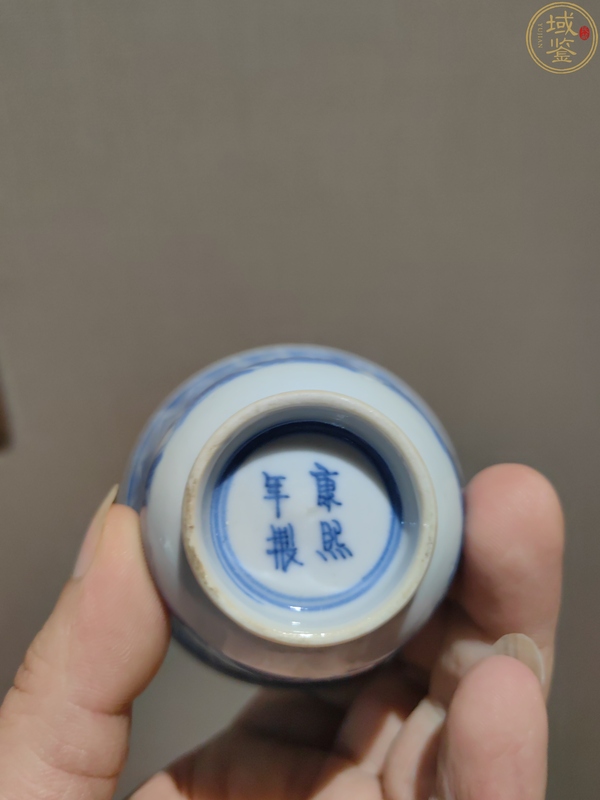 古玩陶瓷晚清青花四美圖鈴鐺杯拍賣,當前價格3988元
