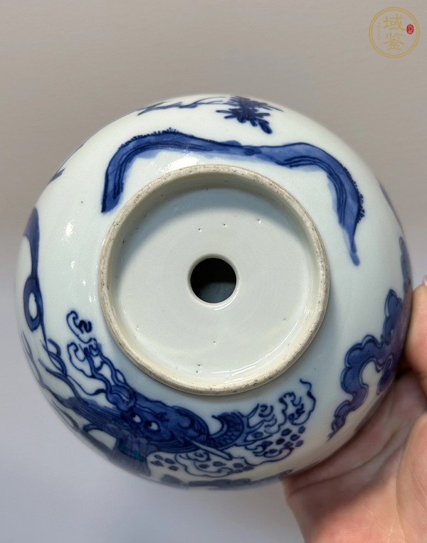 古玩陶瓷青花諸葛碗真品鑒賞圖