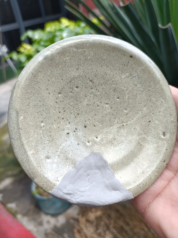 古玩陶瓷五大名窯之一鈞窯月白釉賞盤拍賣,當前價格299元