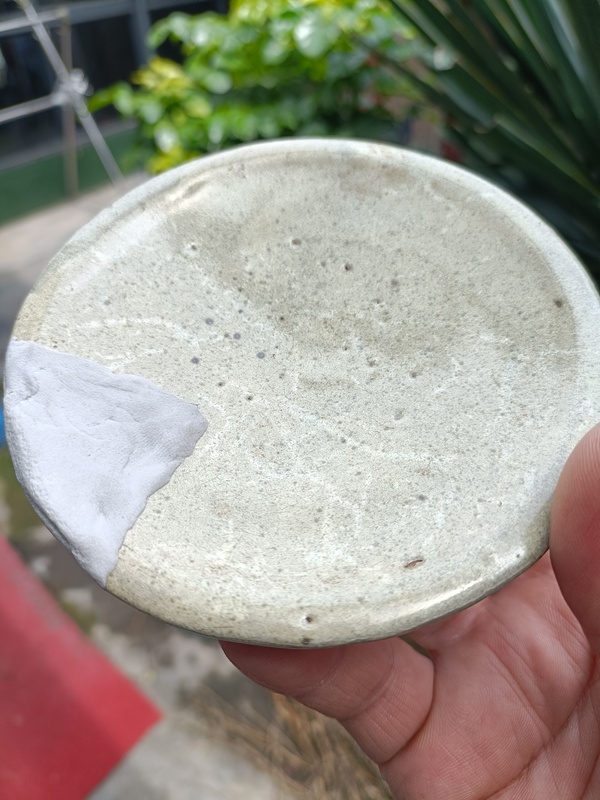 古玩陶瓷五大名窯之一鈞窯月白釉賞盤拍賣,當前價格299元