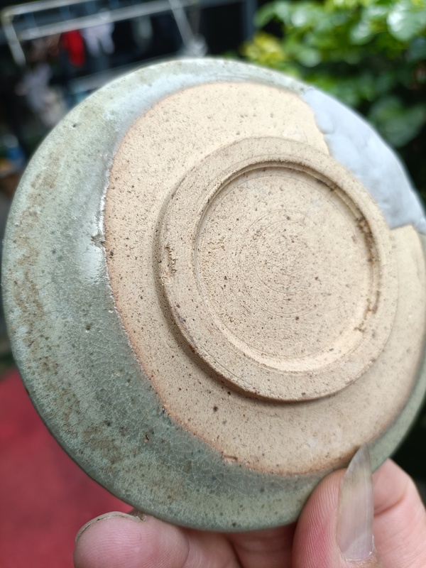 古玩陶瓷五大名窯之一鈞窯月白釉賞盤拍賣,當前價格299元