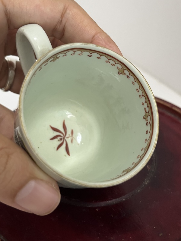 古玩陶瓷乾隆粉彩教子折桂圖馬克杯拍賣,當前價格1288元