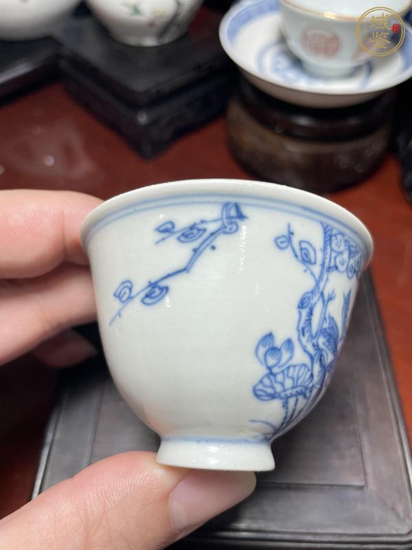 古玩陶瓷青花杯真品鑒賞圖