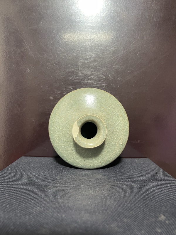 古玩陶瓷宋元龍泉青瓷蘋果尊拍賣,當前價格9500元