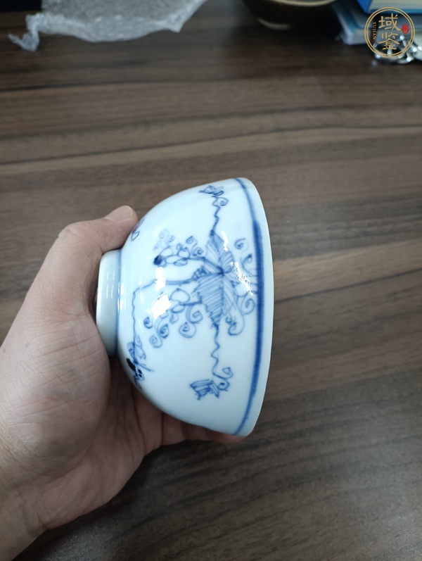 古玩陶瓷青花松鼠葡萄紋茶圓，注意品相真品鑒賞圖