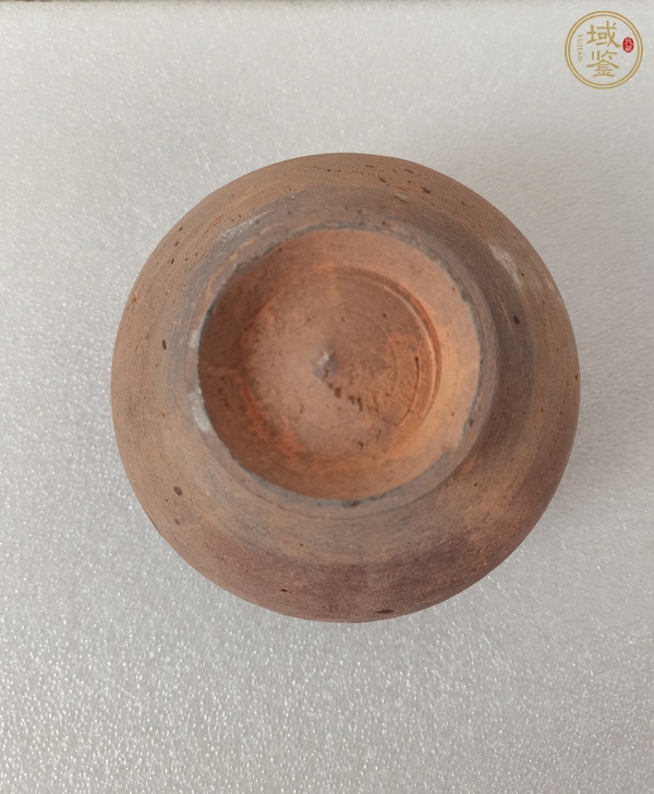 古玩陶瓷贛州窯褐釉茶入真品鑒賞圖