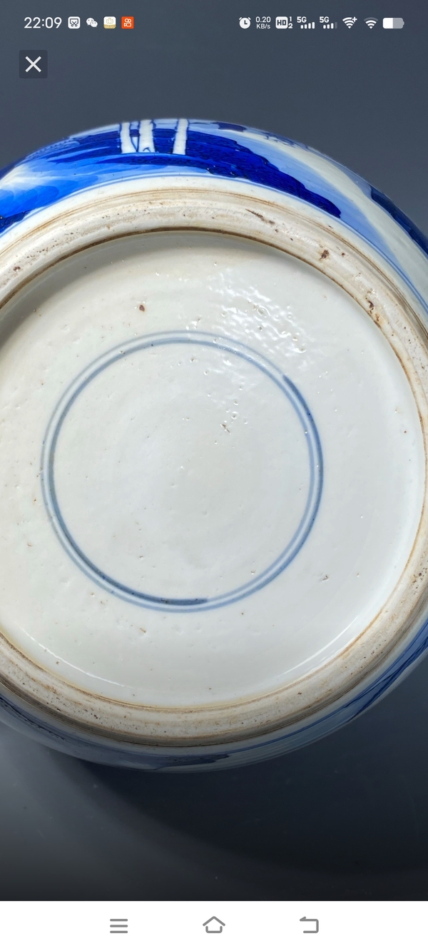 古玩陶瓷青花罐拍賣,當前價格48000元
