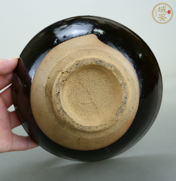 古玩陶瓷磁州窯黑釉茶碗真品鑒賞圖