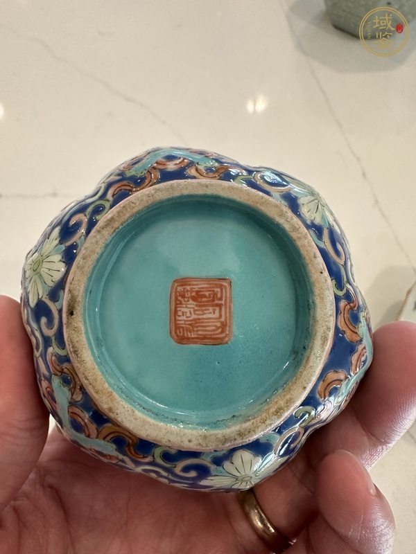 古玩陶瓷粉彩杯真品鑒賞圖