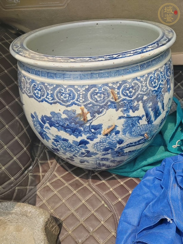 古玩陶瓷青花缸真品鑒賞圖