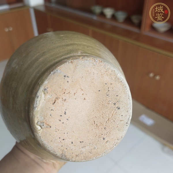 古玩陶瓷越窯系青瓷執(zhí)壺，注意品相真品鑒賞圖