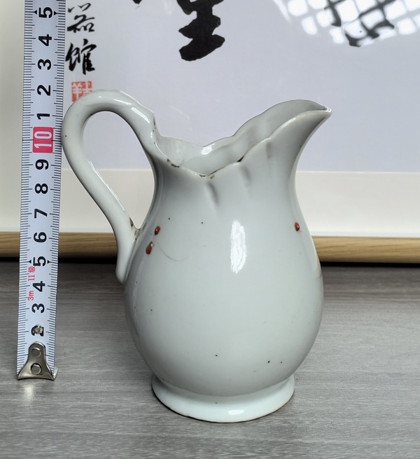 古玩陶瓷民國 精品粉彩花卉紋花澆拍賣，當(dāng)前價(jià)格260元