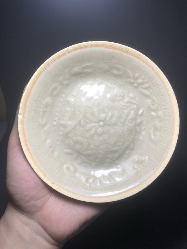 古玩陶瓷精品青白釉花卉雙魚洗拍賣,當(dāng)前價(jià)格8888元