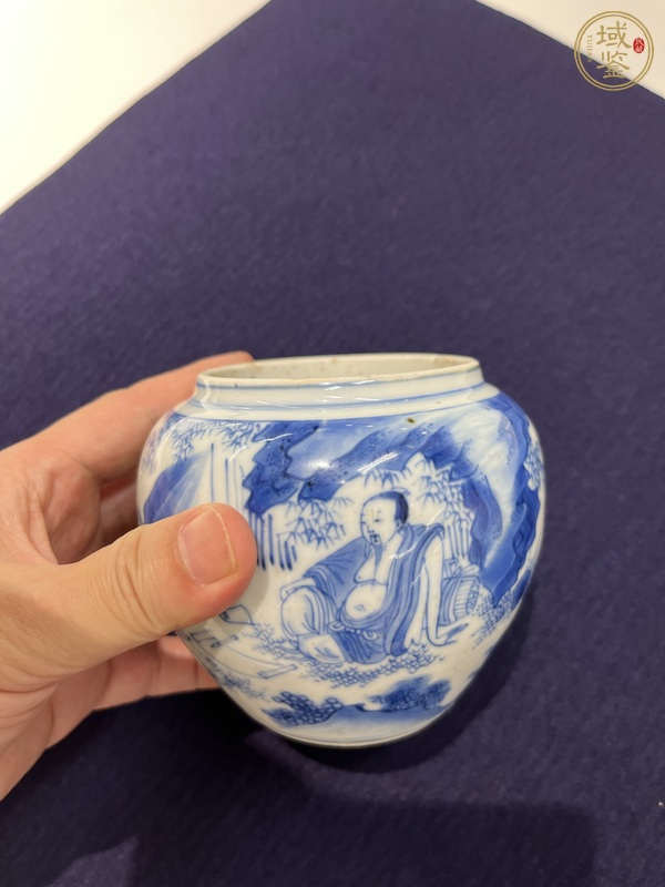 古玩陶瓷青花罐真品鑒賞圖