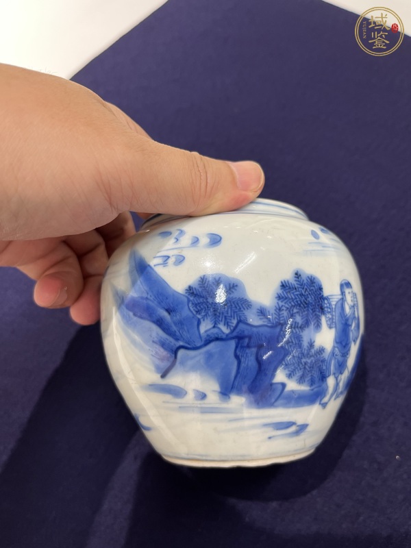 古玩陶瓷青花罐真品鑒賞圖