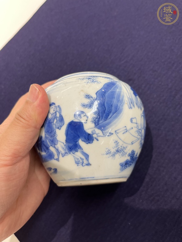 古玩陶瓷青花罐真品鑒賞圖