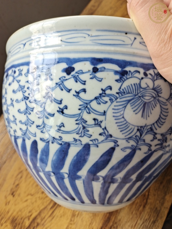 古玩陶瓷青花缸真品鑒賞圖